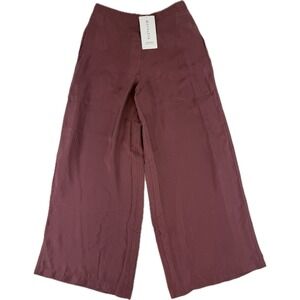 Athleta Calm Cool‎ Pant Size Women's Medium Tawny Rose Wide Leg